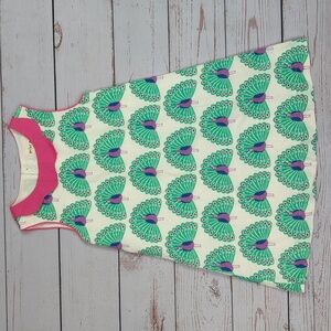 Mini Boden Peacock Dress 6-7Y
